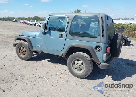 1997 Jeep Wrangler Se from USA, damaged, VIN 1J4FY29P7VP538704